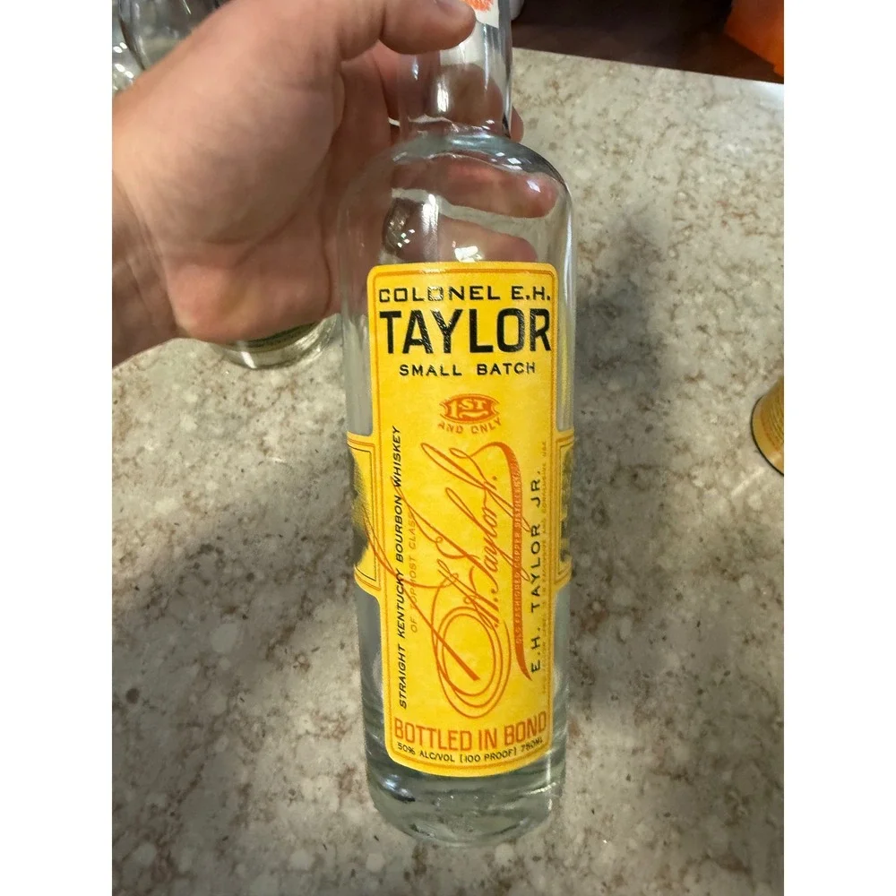 Empty Bourbon Bottle Lot Weller 12 Year Full Proof Special Reserve EH Taylor